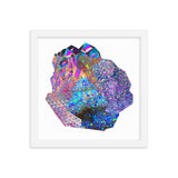 Crystal Cluster 6 Framed Print