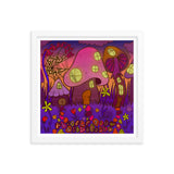 Stay Home Nighttime Framed Print