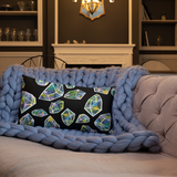 Cosmic Crystals Rectangular Pillow
