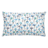 Blue Shroom Rectangular Pillow