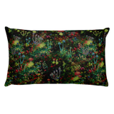 Midnight Mushrooms Rectangular Pillow