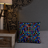 Flip Flop Ink Spots Square Pillow
