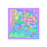 Opportunity to Grow Rainbow Vinyl Sticker