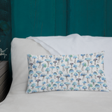 Blue Shroom Rectangular Pillow