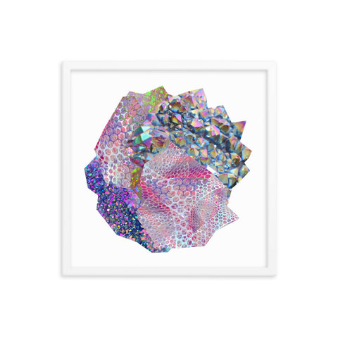 Crystal Cluster 4 Framed Print