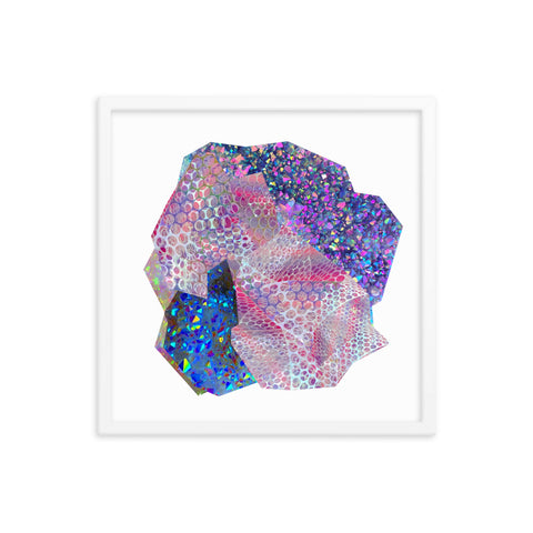 Crystal Cluster 2 Framed Print
