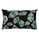 Cosmic Crystals Rectangular Pillow