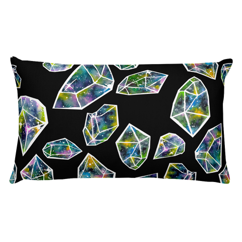 Cosmic Crystals Rectangular Pillow