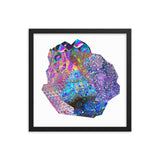 Crystal Cluster 6 Framed Print