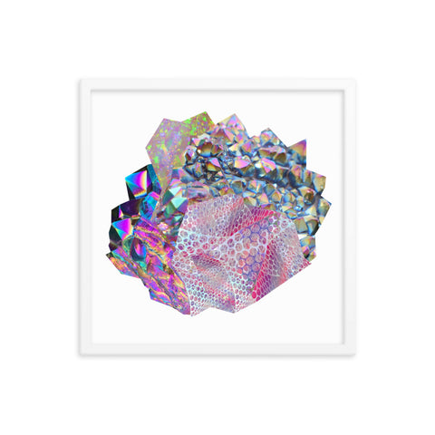 Crystal Cluster 5 Framed Print
