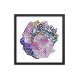 Crystal Cluster 4 Framed Print