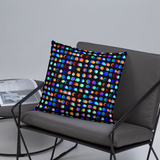 Flip Flop Ink Spots Square Pillow