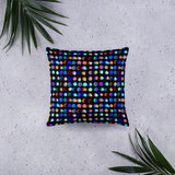 Flip Flop Ink Spots Square Pillow
