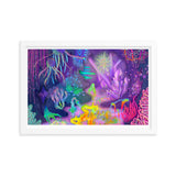 Crystal Cave Framed Print