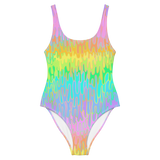 Rainbow Melt One-Piece Swimsuit