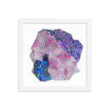 Crystal Cluster 2 Framed Print
