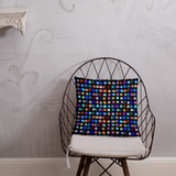 Flip Flop Ink Spots Square Pillow