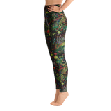 Midnight Mushrooms Yoga Leggings