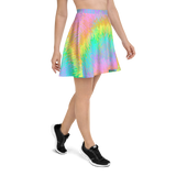 Rainbow Melt Skater Skirt